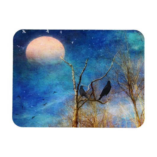Whimsical Forest Scene Flexible Magnet Magneet (Horizontaal)