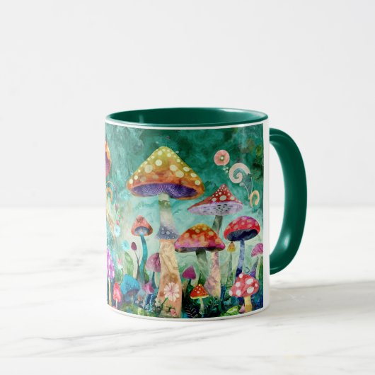 Whimsical Forest Scene Mok (Voorkant rechts)