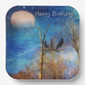 Whimsical Forest Scene Papieren Bordje (Voorkant)