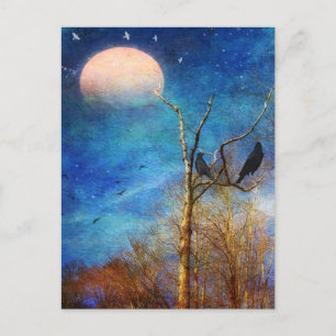 Whimsical Forest Scene Post Card Briefkaart
