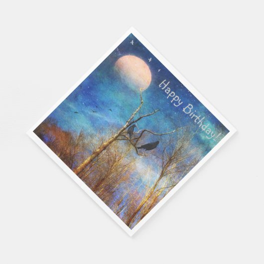 Whimsical Forest Scene Servet (Hoek)