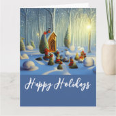 Whimsical Forest Scene XL Folded Card Kaart (Voorkant)