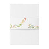 Whimsical Forest wasberen rustieke bruiloft Uitnodigingen Wikkel (Achterkant Voorbeeld)