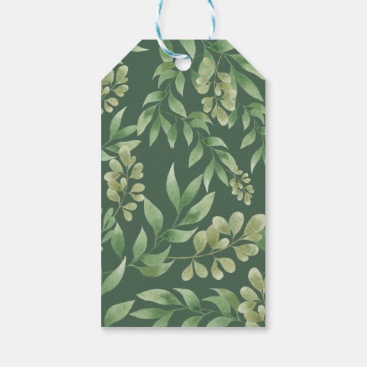 Whimsical Forest Woodland Animals Dank je Cadeaulabel (Achterkant)