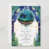 Whimsical Forest Woodland Baby shower Kaart (Voorkant)