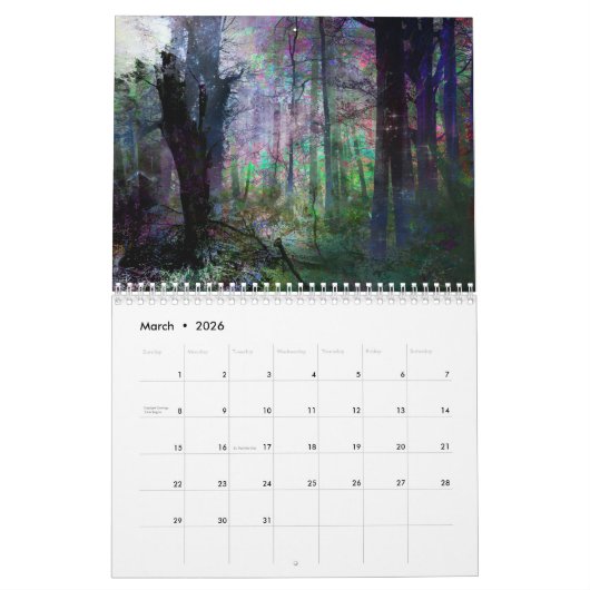 Whimsical Forests Kalender (Mar 2026)