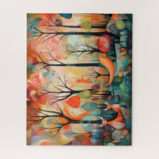 Whimsical Forestscape Legpuzzel