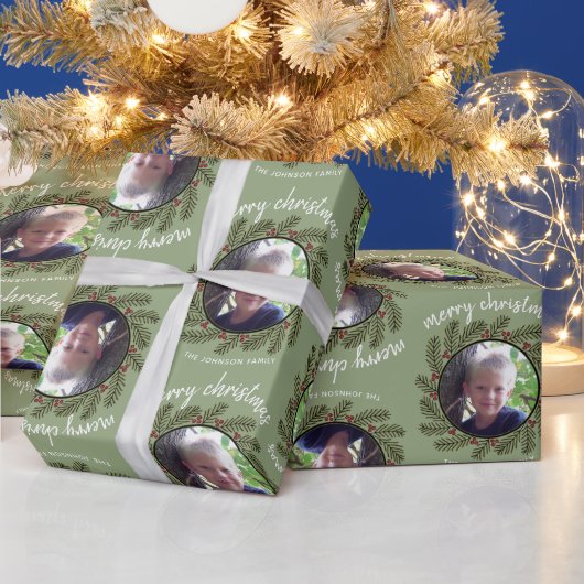 Whimsical-foto - Calligrafie - Branches Cadeaupapier (Feestdagen)