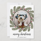 Whimsical-foto - Calligrafie - Branches Feestdagenkaart (Voorkant)