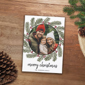 Whimsical-foto - Calligrafie - Branches Feestdagenkaart