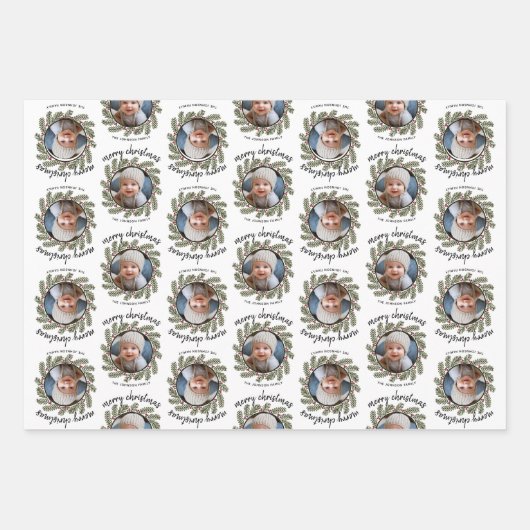 Whimsical-foto - Calligrafie - Branches Inpakpapier Vel (Voorkant)