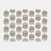 Whimsical-foto - Calligrafie - Branches Inpakpapier Vel (Voorkant 2)