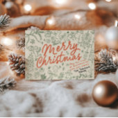 Whimsical Foto Vrolijk Kerstfeest Kaart