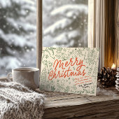 Whimsical Foto Vrolijk Kerstfeest Kaart