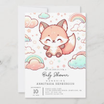 Whimsical Fox Baby shower