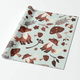 Whimsical Fox Cadeaupapier