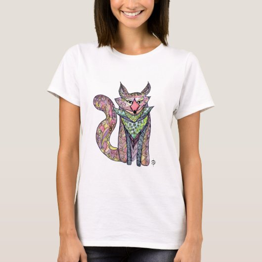Whimsical Fox Custom T-shirt (Voorkant)