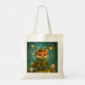 Whimsical Fox Explorer Art Tote Bag (Achterkant)