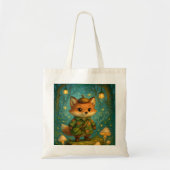 Whimsical Fox Explorer Art Tote Bag (Voorkant)