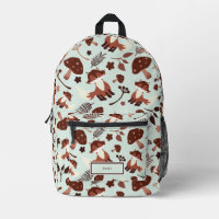 Whimsical Fox gepersonaliseerde print gesneden naa