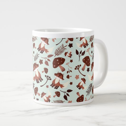Whimsical Fox Grote Koffiekop (Voorkant rechts)