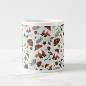 Whimsical Fox Grote Koffiekop (Voorkant)