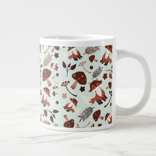 Whimsical Fox Grote Koffiekop (Rechts)