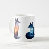 Whimsical Fox Keramische Mok (Voorkant links)