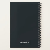 Whimsical Fox met het tijdschrift - "Grow Up? Word Notitieboek (Achterkant)