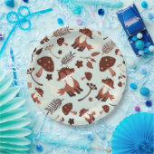 Whimsical Fox Papieren Bordje (Feest)