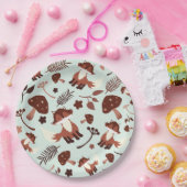 Whimsical Fox Papieren Bordje (Feest)