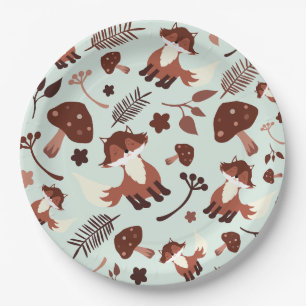 Whimsical Fox Papieren Bordje