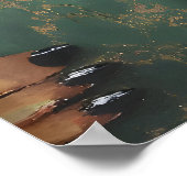 Whimsical Fox Reading Book Art Print (Hoek)