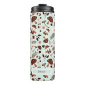 Whimsical Fox Thermische Tumbler Thermosbeker (Voorkant)