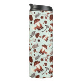 Whimsical Fox Thermische Tumbler Thermosbeker (Geroteerd rechts)