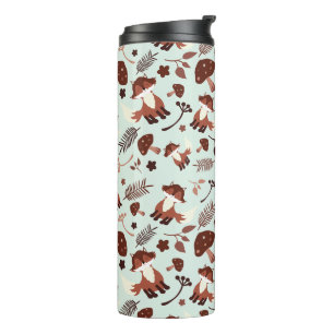 Whimsical Fox Thermosbeker