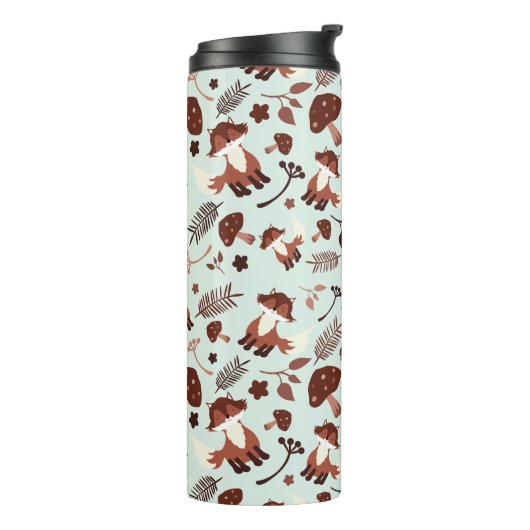 Whimsical Fox Thermosbeker (Gedraaid links)