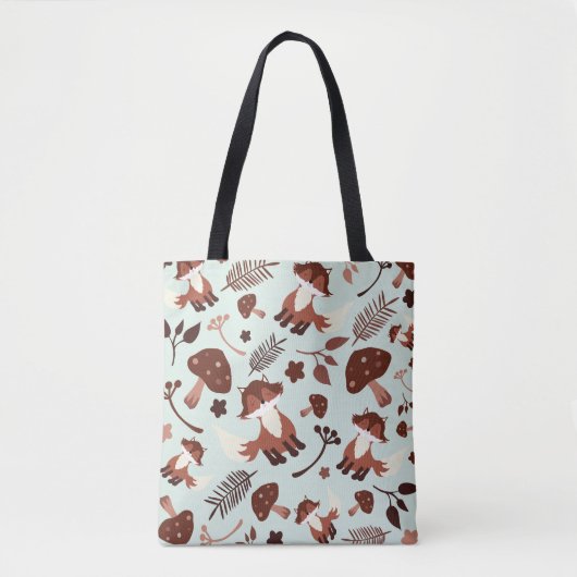 Whimsical Fox Tote Bag (Voorkant)