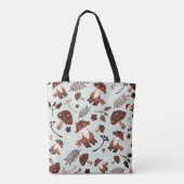 Whimsical Fox Tote Bag (Achterkant)
