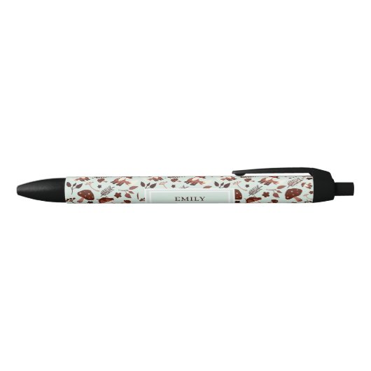 Whimsical Fox zwarte inkt pen (Bovenkant)