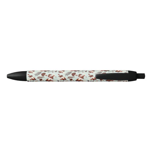 Whimsical Fox zwarte inkt pen (Achterkant)