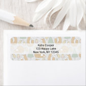 Whimsical Foxes, Birds and Trees Illustrated Etiket (Insitu)