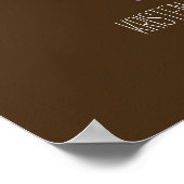 Whimsical Foxes Wedding Fingerprint Signature Tree Poster (Hoek)