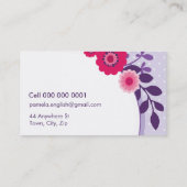 WHIMSICAL FRESH VISITEKAARTJE:: Verlicht 2 Visitekaartje (Achterkant)