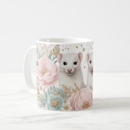 Whimsical Fretten en Floral Fantasy Koffiemok