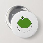 Whimsical Frog Face Patches & Buttonnen Ronde Button 7,6 Cm (Voorkant /achterkant)