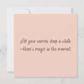 Whimsical Frog in Floral Teacup Flat Wenskaart Kaart (Achterkant)