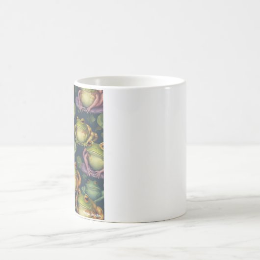 Whimsical Frog Pattern Mok (Center)