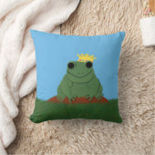 Whimsical Frog Prince met Crown Kussen (Deken)