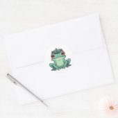 Whimsical Frog Prince Sticker Design (Envelop)